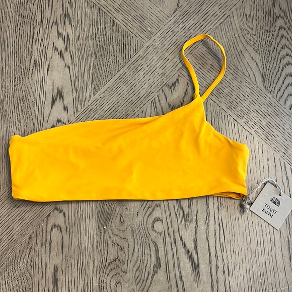 Toast swim x free people signature one strap bikini top large NWT - Picture 4 of 9